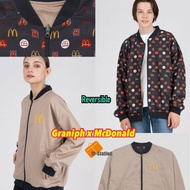 新作予約 🇯🇵 日牌 GRANIPH x McDonald 麥當勞 🤩😻 歷代經典 Logo History Pattern 雙面 Reversible Blouson Jacket