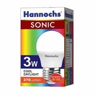 Hannochs 3w Led Bulb 3 Watt Sonic/