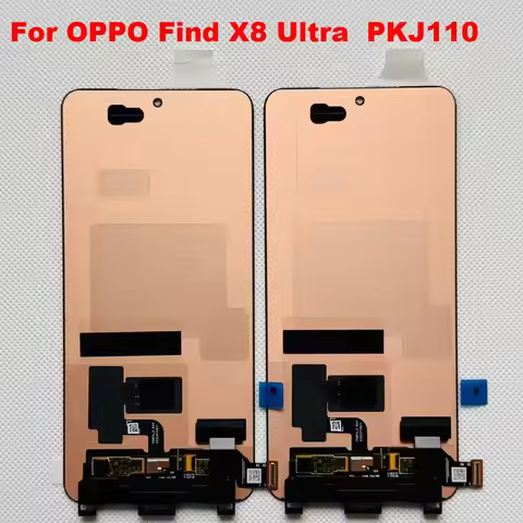 Original AMOLED 6.82" For OPPO Find X8 Ultra PKJ110 PKU110 LCD Display Touch Screen Digitizer Assemb