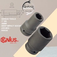 Deep Impact Socket 1 Inch 36mm Genius Tools Deep Impact Shock
