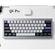 Keychron Q4 Pro （60%）QMK/VIA Wireless full-meta Custom Mechanical Keyboard PBT keycaps RGB