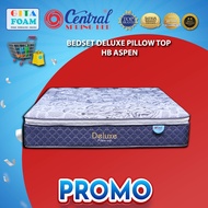 Matras Kasur No 1 Ukuran 180x200 Central Deluxe Pillow Top Kasur Springbed - Harga Pabrik