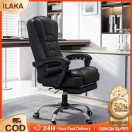 【ILAKA】 Boss Chair With Massage Function Office Chair Computer Chair Three-Point Massage Kerusi