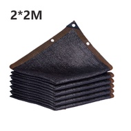 Multi-size in stock Anti UV 90% Sun Shade Net Brown Outdoor Jaring Hitam garden shade Cloth Car Net 