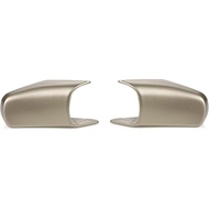 2PCS Gold Door Pull Strap End Caps Compatible with 2003-2011 L-incoln Town Car 4.6L V8, Replace for 