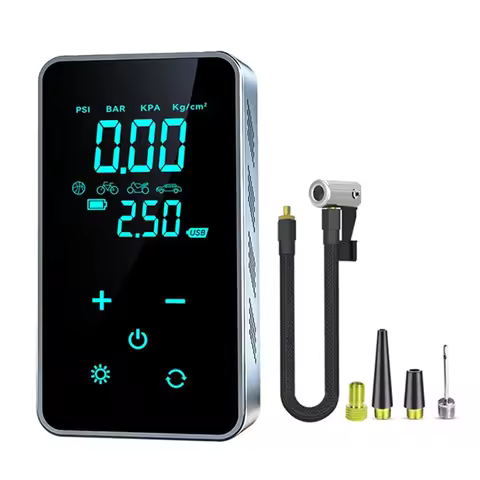 1 Set Car Wireless Electric Pump Car Tire Electric Pump Inflation Tire Pressure Monitoring