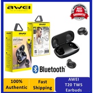 AWEI T20 TWS Wireless Earbuds | Brand New | Gaming Bluetooth Quality Sound HiFi Earphones