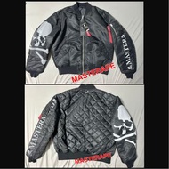 mastermind JAPAN WORLD mmj mmw alpha industries MA1 MA-1 bomber jacket 飛行 夾克 外套 REFLECTIVE REFLECTOR 3M反光 print 黑色 black