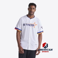Men's white MLB Houston Astros baseball jersey