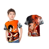ONE PIECE 3D Fullprint New Art 4 Short Sleeve Kids T-shirt