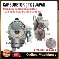 Carburetor Mesin Rumput ( TK ) TEIKEI JAPAN Mitsubishi TL33 TU33 TB33 BG330 TANAKA SUM328 BG328 Brus