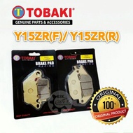 BRAKE PAD TOBAKI Y15ZR(F/R) 100%ORIGINAL