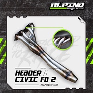 Alpino Civic FD2 Header