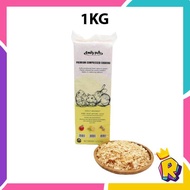 Emily Pets hamster bedding wood flakes 1kg Habuk kayu
