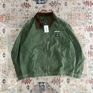 DICKIES X XLARGE DETROIT JACKET OLIVE GREEN