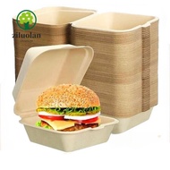 ZILUOLAN 20pcs/set Baking Cake Snack Box, Baking Packing Eco-Friendly Burger Box, Creative Food Cont