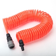 NFA ยาว9เมตร 5x8 mm สายลม แบบสปริง PU AIR HOSE ขนาด แบบขดสปริง พร้อมหัวคอปเปอร์ พร้อมข้อต่อสวมเร็ว