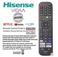 Original Hisense android TV Remote Control EN2G30H Can use EN2J30H