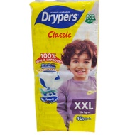 Drypers Classic Baby Diapers XXL40