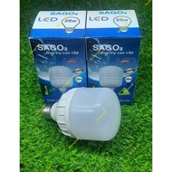 Sago white light 20W - 40W plastic pillar led bulb e27 led bulb