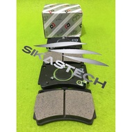 FRONT DISC BRAKE PADS KIT FRONT DISC BRAKE PADS/ MAZDA 323 E3 ELITE 1.3 E5 TRENDY 1.5 DJ