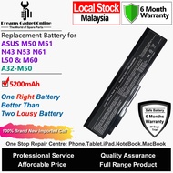 ASUS Laptop Battery A32-M50 A32-N61 5200mAh for ASUS M50 N53S N61J X55 N53J N53E N43S N43 N61V