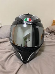 AGV K5S TEMPEST黑銀色安全帽