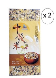 海興隆 - 十谷米 1000g x 2 (蕎麥, 红米,小米,薏仁,高粱,糙米,黑米,梗米, 綠麥, 燕麥米)