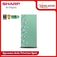 [KHUSUS PENGIRIMAN JABODEBEK*] SHARP SJN-162-DSH / SJN162DSH Kulkas 1 Pintu GARANSI RESMI