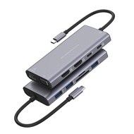 Type-C Double HDMI VGA RJ45 PD Expansion dock12Combination1Docking station3Mouth3.0 HUB Converter