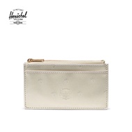Herschel Oscar Ii Vegan Leather Rfid Wallet Champagne Metallic Floral Us Os