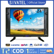 Sivatel TV Monitor 22/24/25 inch HD LED Digital Analog TV Murah HDM/USB/VGA/PC/CCTV Monitor Televisi