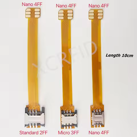 Sim card Standard 2FF Micro 3FF Nano 4FF Converter to Vertical Nano 4FF Sim Usim Card 4FF Adapter fp