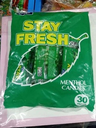 STAY FRESH MENTHOL CANDIES, 30 PIECES
