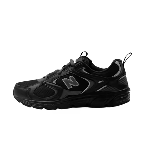 New Balance 408 Unisex Low-Top Casual Running Shoes – Black, Retro Style, Non-Slip Outsole, Durable 