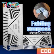 Multi-Purpose Metal Marking Metal Ruler Square Tube Folding Ruler Right Angle Measuring Tools