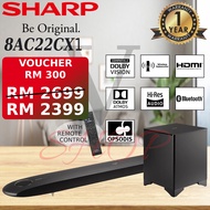 SHARP SOUND BAR WITH WIRELESS SUBWOOFER 8AC22CX1