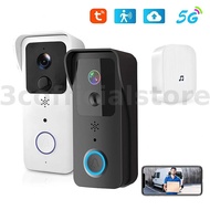 Guudgo 5G/2.4G WiFi Video Doorbell 1080P Tuya Outdoors Wireless Intercom Human Detection Waterproof 