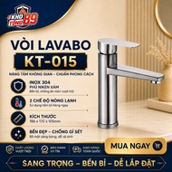 Lavabo Faucet [General Warehouse 89] Sink Faucet KT-015 SUS304 Stainless Steel Hot and Cold High Qua