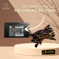 Power Supply PC Gaming 500W 600W Plus 6 Pin Bekas Korea PSU Gaming 80+