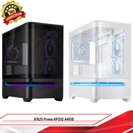 ASUS AP202 ARGBPrime | PC Gaming Case mATX Case with a Curved Tempered Glass Panel