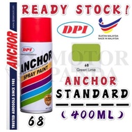 ANCHOR STANDARD 68 GREEN LIME HIJAU LEMON CAN SPRAY 400ML CAT SPRAY TIN 100% ORIGINAL
