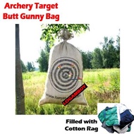 ARCHERY TARGET BUTT GUNNY BAG GUNI BEG SACK COTTON RAG KAIN BURUK 10KG Arrow Latihan Memanah