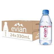 EVIAN MINERAL WATER 24 x 330ML PET (CESTI)