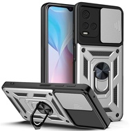 Vivo Y21 Y21S Case ARMOR SLIDE CAMERA PROTECTION Case Casing Hp Vivo Y21 Y21S