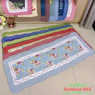 HomeFouyou พรมปูพื้น วินเทจ ผ้าฝ้ายCotton ขนาด50x135cm มีปุ่มกันลื่นด้านหลัง ซักปั่นเครื่องได้ รหัส083.