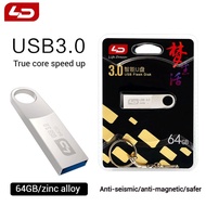 LD UD023 Metal 64GB Mini USB3.0 Mobile USB Disk Car Speaker Computer Flash Storage USB Disk