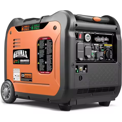6000W Super Quiet Dual Fuel Portable Engine,Inverter Generator,w/ Remote/Electric Start, Ultra Light