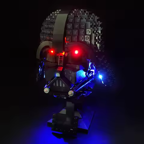 LYBMTWF LED Lighting Kit Compatible with Lego 75304 Darth Vader Helmet Building Blocks Model (NOT In