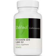 DAVINCI Labs Vitamin D3 5000 IU, 120 Capsules